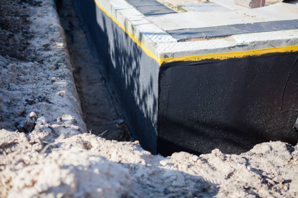 Residential Foundation Crack Repair installation at a Caledonia, WI home by SJ Waterproofing Pros