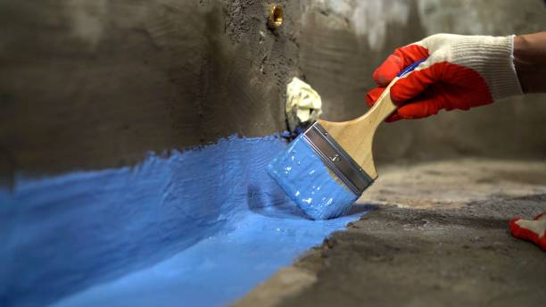 Commercial Foundation Crack Repair project at a Caledonia, WI business property by SJ Waterproofing Pros
